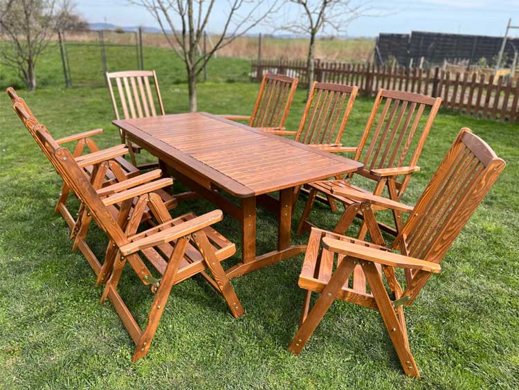 8 személyes dió színű